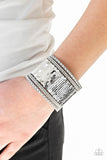 MERMAIDS Have More Fun - Silver Bracelet - Paparazzi Accessories Bracelet Bedazzle Me Pretty Mobile Fashion Boutique