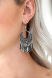 Mesa Majesty - Silver Earrings - Paparazzi Accessories Earrings Bedazzle Me Pretty Mobile Fashion Boutique