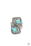 Mesa Mystique - Blue Ring - Paparazzi Accessories Ring Bedazzle Me Pretty Mobile Fashion Boutique