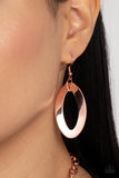 METALHEAD Count - Copper Necklace - Paparazzi Accessories Necklace Bedazzle Me Pretty Mobile Fashion Boutique