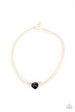 Metamorphic Marvel - Black Necklace - Paparazzi Accessories Necklace Bedazzle Me Pretty Mobile Fashion Boutique