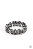 Metro Magnetism - Black Bracelet - Paparazzi Accessories Bracelet Bedazzle Me Pretty Mobile Fashion Boutique