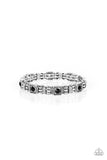 Metro Marvelous - Black Bracelet - Paparazzi Accessories Bracelet Bedazzle Me Pretty Mobile Fashion Boutique