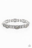 Metro Marvelous - Silver Bracelet - Paparazzi Accessories Bracelet Bedazzle Me Pretty Mobile Fashion Boutique
