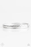 Metro Maverick - Silver Bracelet - Paparazzi Accessories Bracelet Bedazzle Me Pretty Mobile Fashion Boutique