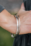Metro Maverick - Silver Bracelet - Paparazzi Accessories Bracelet Bedazzle Me Pretty Mobile Fashion Boutique