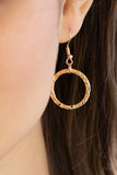 Metro Mechanics - Gold Necklace - Paparazzi Accessories Necklace Bedazzle Me Pretty Mobile Fashion Boutique