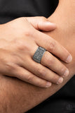 Metro Merger - Silver Ring - Paparazzi Accessories Ring Bedazzle Me Pretty Mobile Fashion Boutique