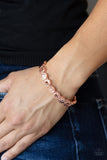 Metro Metalsmith - Copper Bracelet - Paparazzi Accessories Bracelet Bedazzle Me Pretty Mobile Fashion Boutique