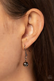Metro Milestone - Black Necklace - Paparazzi Accessories Necklace Bedazzle Me Pretty Mobile Fashion Boutique