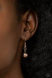 Metro Milestone - Rose Gold Necklace - Paparazzi Accessories Necklace Bedazzle Me Pretty Mobile Fashion Boutique