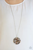 Metro Mosaic - Multi Necklace - Paparazzi Accessories Necklace Bedazzle Me Pretty Mobile Fashion Boutique