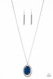 Metro Must-Have - Blue Necklace - Paparazzi Accessories Necklace Bedazzle Me Pretty Mobile Fashion Boutique