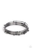 Metro Satellite - Black Bracelet - Paparazzi Accessories Bracelet Bedazzle Me Pretty Mobile Fashion Boutique