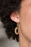 Metro Scene - Gold Necklace - Paparazzi Accessories Necklace Bedazzle Me Pretty Mobile Fashion Boutique