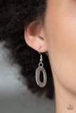 Metro Scene - Silver Necklace - Paparazzi Accessories Necklace Bedazzle Me Pretty Mobile Fashion Boutique