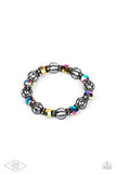 Metro Squad - Multi Bracelet - Paparazzi Accessories Bracelet Bedazzle Me Pretty Mobile Fashion Boutique