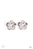 Miami Magic - Pink Clip-On Earrings - Paparazzi Accessories Clip-On Bedazzle Me Pretty Mobile Fashion Boutique