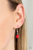 Miami Mojito - Red Necklace - Paparazzi Accessories Necklace Bedazzle Me Pretty Mobile Fashion Boutique