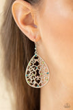 Midnight Carriage - Multi Earrings - Paparazzi Accessories Earrings Bedazzle Me Pretty Mobile Fashion Boutique