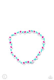 Midsummer Daisy - Blue Anklet - Paparazzi Accessories Anklet Bedazzle Me Pretty Mobile Fashion Boutique