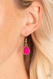 Midsummer Meadow - Pink Necklace - Paparazzi Accessories Necklace Bedazzle Me Pretty Mobile Fashion Boutique