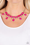 Midsummer Meadow - Pink Necklace - Paparazzi Accessories Necklace Bedazzle Me Pretty Mobile Fashion Boutique
