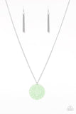 Midsummer Musical - Green Necklace - Paparazzi Accessories Necklace Bedazzle Me Pretty Mobile Fashion Boutique