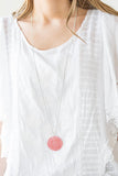 Midsummer Musical - Orange Necklace - Paparazzi Accessories Necklace Bedazzle Me Pretty Mobile Fashion Boutique