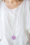 Midsummer Musical - Purple Necklace - Paparazzi Accessories Necklace Bedazzle Me Pretty Mobile Fashion Boutique