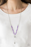 Mild Wild - Purple Necklace - Paparazzi Accessories Necklace Bedazzle Me Pretty Mobile Fashion Boutique