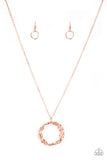 Millennial Minimalist - Copper Necklace - Paparazzi Accessories Necklace Bedazzle Me Pretty Mobile Fashion Boutique