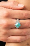 Mind-Blowing Brilliance - Blue Ring - Paparazzi Accessories Ring Bedazzle Me Pretty Mobile Fashion Boutique