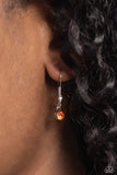 Minimal EFFORTLESS - Orange Necklace - Paparazzi Accessories Necklace Bedazzle Me Pretty Mobile Fashion Boutique