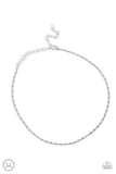 Minimalist Maiden - Silver Necklace - Paparazzi Accessories Necklace Bedazzle Me Pretty Mobile Fashion Boutique