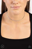 Minimalist Maiden - Silver Necklace - Paparazzi Accessories Necklace Bedazzle Me Pretty Mobile Fashion Boutique
