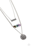 Miracle Mountains - Multi Necklace - Paparazzi Accessories Necklace Bedazzle Me Pretty Mobile Fashion Boutique