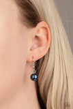 Miss Majestic - Blue Necklace - Paparazzi Accessories Necklace Bedazzle Me Pretty Mobile Fashion Boutique