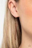 Mixed Metal Mecca - Copper Necklace - Paparazzi Accessories Necklace Bedazzle Me Pretty Mobile Fashion Boutique