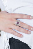 Mod Modest - Purple Ring - Paparazzi Accessories Ring Bedazzle Me Pretty Mobile Fashion Boutique