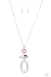 Modern Day Demure - Purple Necklace - Paparazzi Accessories Necklace Bedazzle Me Pretty Mobile Fashion Boutique