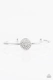 Modern Day Diva - White Bracelet - Paparazzi Accessories Bracelet Bedazzle Me Pretty Mobile Fashion Boutique
