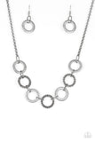 Modern Day Madonna - Black Necklace - Paparazzi Accessories Necklace Bedazzle Me Pretty Mobile Fashion Boutique