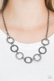 Modern Day Madonna - Black Necklace - Paparazzi Accessories Necklace Bedazzle Me Pretty Mobile Fashion Boutique