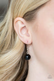 Modern Day Malibu - Black Necklace - Paparazzi Accessories Necklace Bedazzle Me Pretty Mobile Fashion Boutique