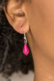 Modern Macarena - Pink Necklace - Paparazzi Accessories Necklace Bedazzle Me Pretty Mobile Fashion Boutique