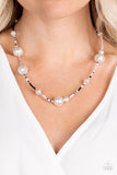 Modern Marina - Pink Necklace - Paparazzi Accessories Necklace Bedazzle Me Pretty Mobile Fashion Boutique