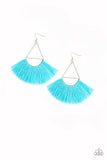 Modern Mayan - Blue Earrings - Paparazzi Accessories Earrings Bedazzle Me Pretty Mobile Fashion Boutique