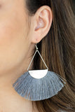 Modern Mayan - Silver Earrings - Paparazzi Accessories Earrings Bedazzle Me Pretty Mobile Fashion Boutique