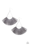 Modern Mayan - Silver Earrings - Paparazzi Accessories Earrings Bedazzle Me Pretty Mobile Fashion Boutique